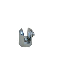 SUPPORT VERRE 9,5MM CHROME AC.1278
